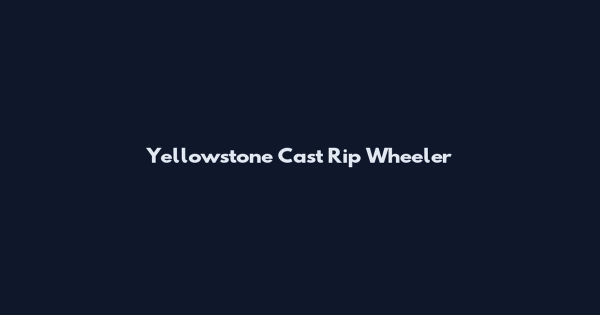 Yellowstone Cast Rip Wheeler