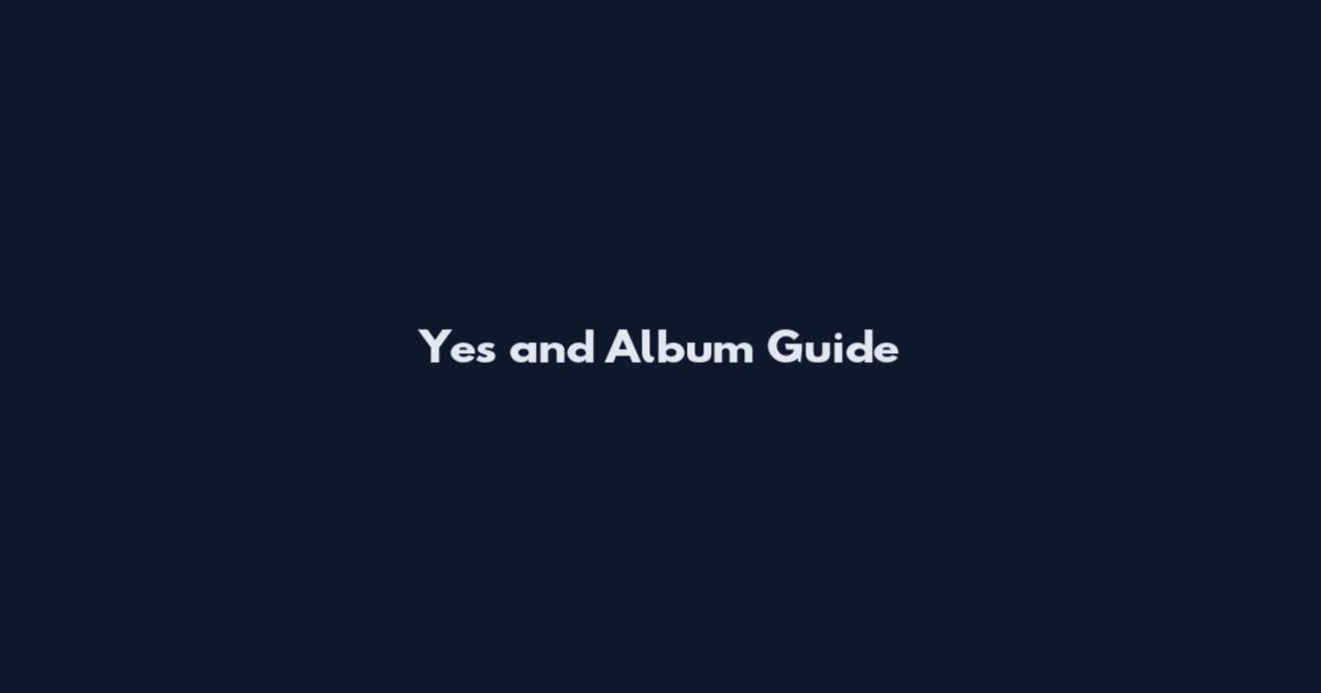 Yes and Album Guide