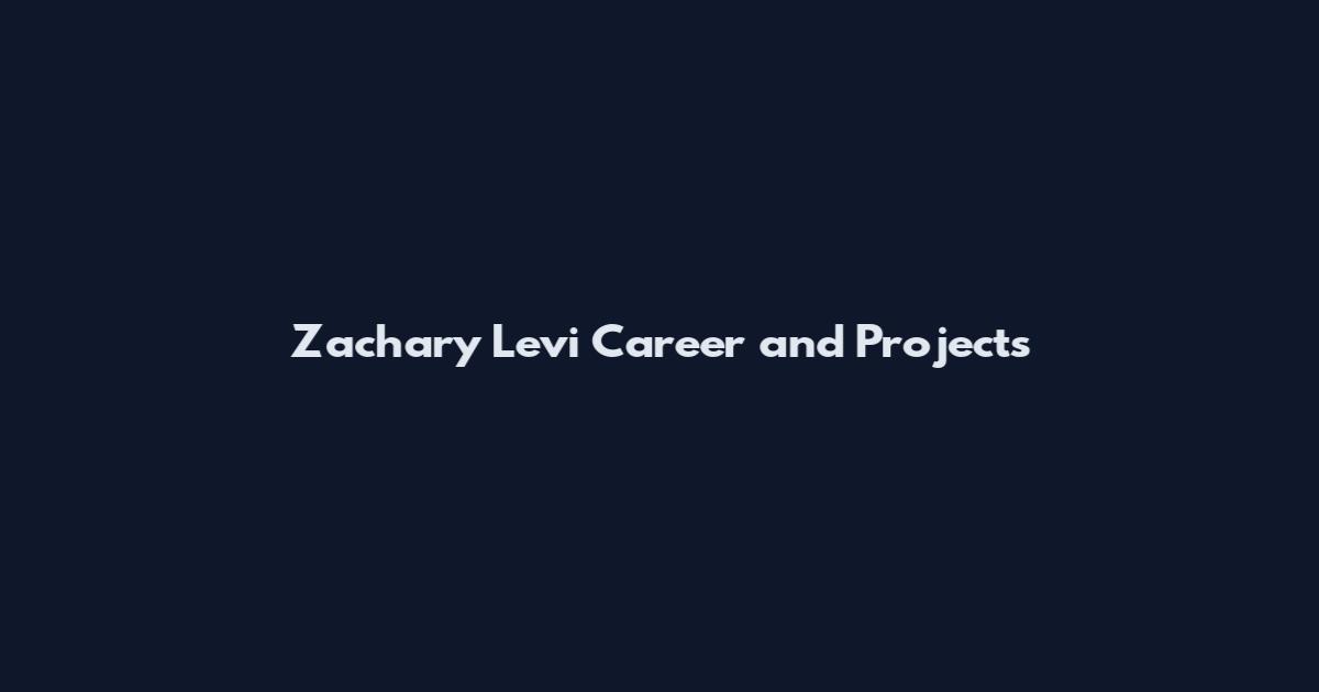 Zachary Levi Career and Projects