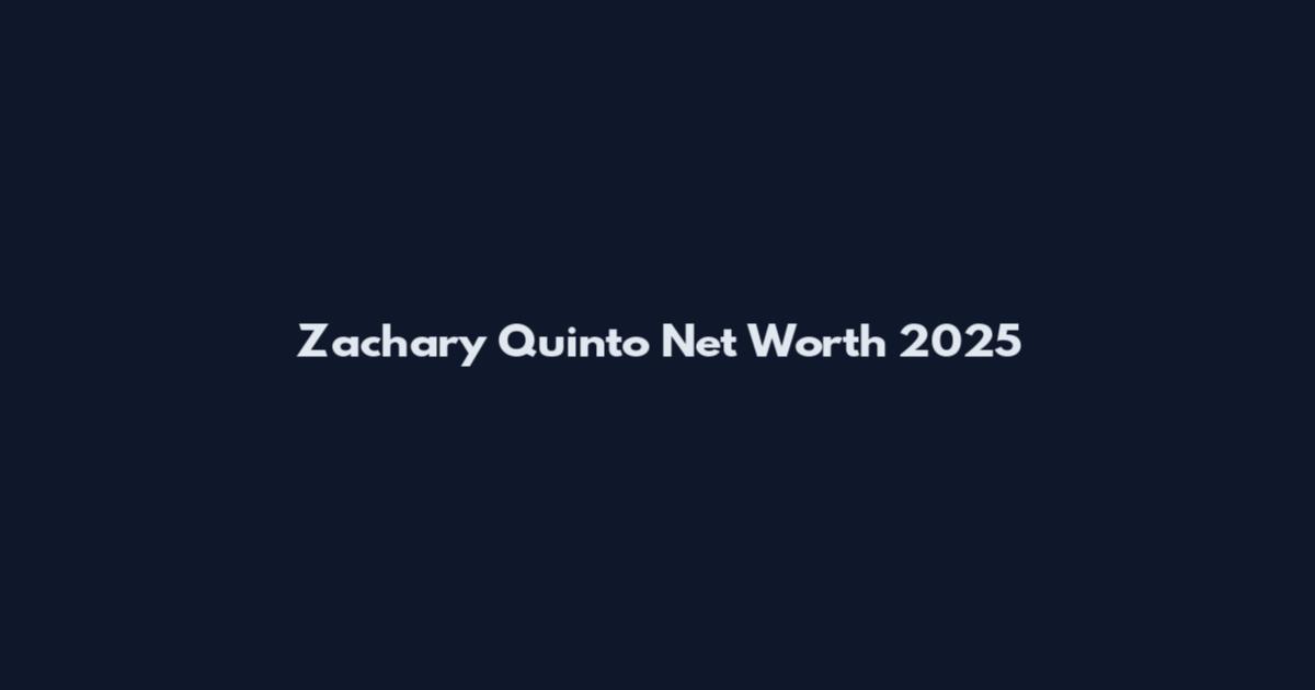 Zachary Quinto Net Worth 2025
