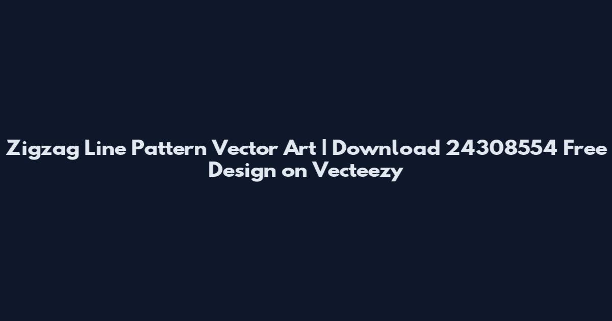 Zigzag Line Pattern Vector Art | Download 24308554 Free Design on Vecteezy