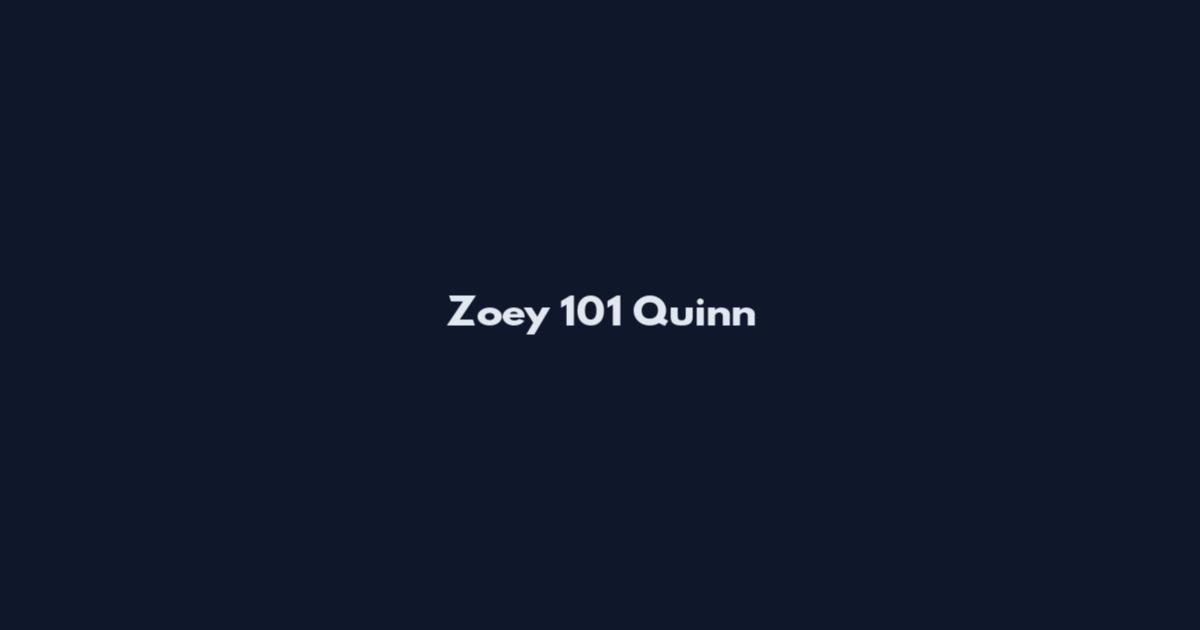 Zoey 101 Quinn