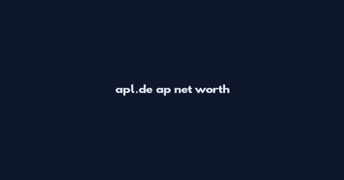 apl.de ap net worth