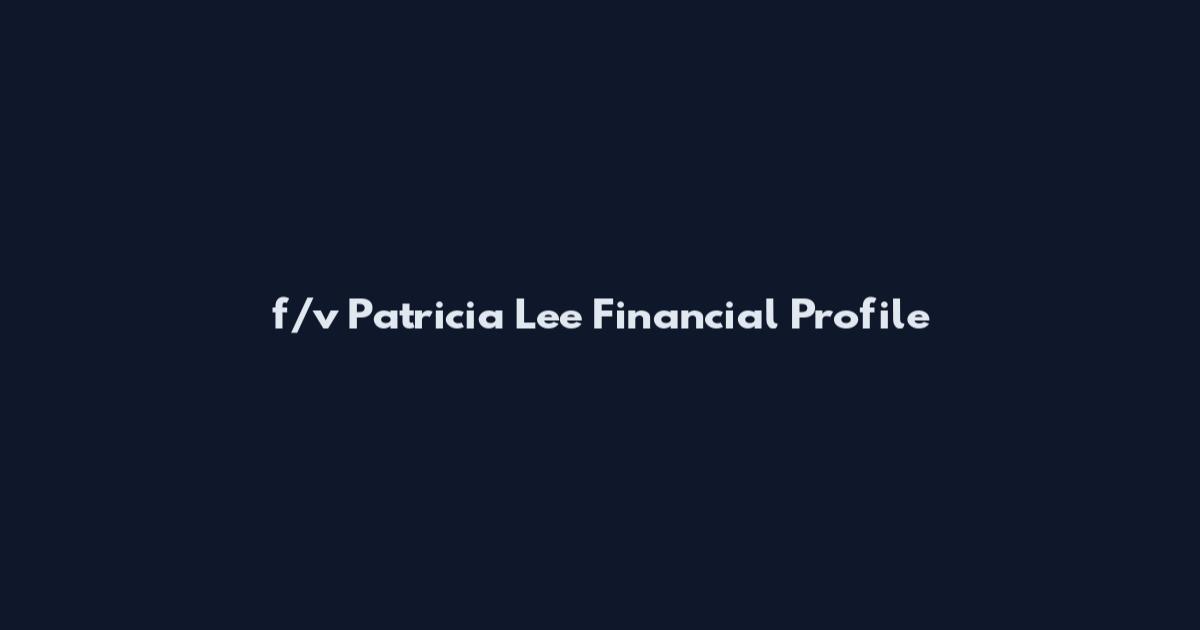 f/v Patricia Lee Financial Profile