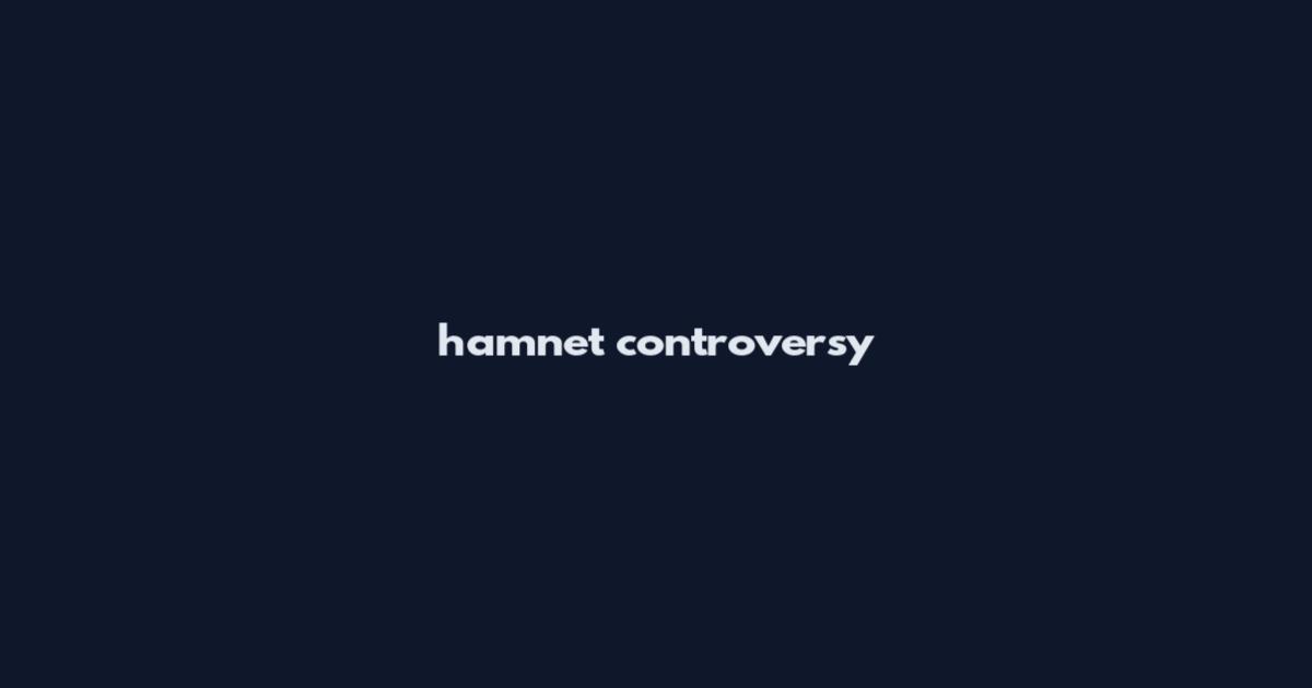 hamnet controversy