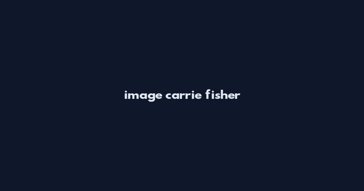 image carrie fisher