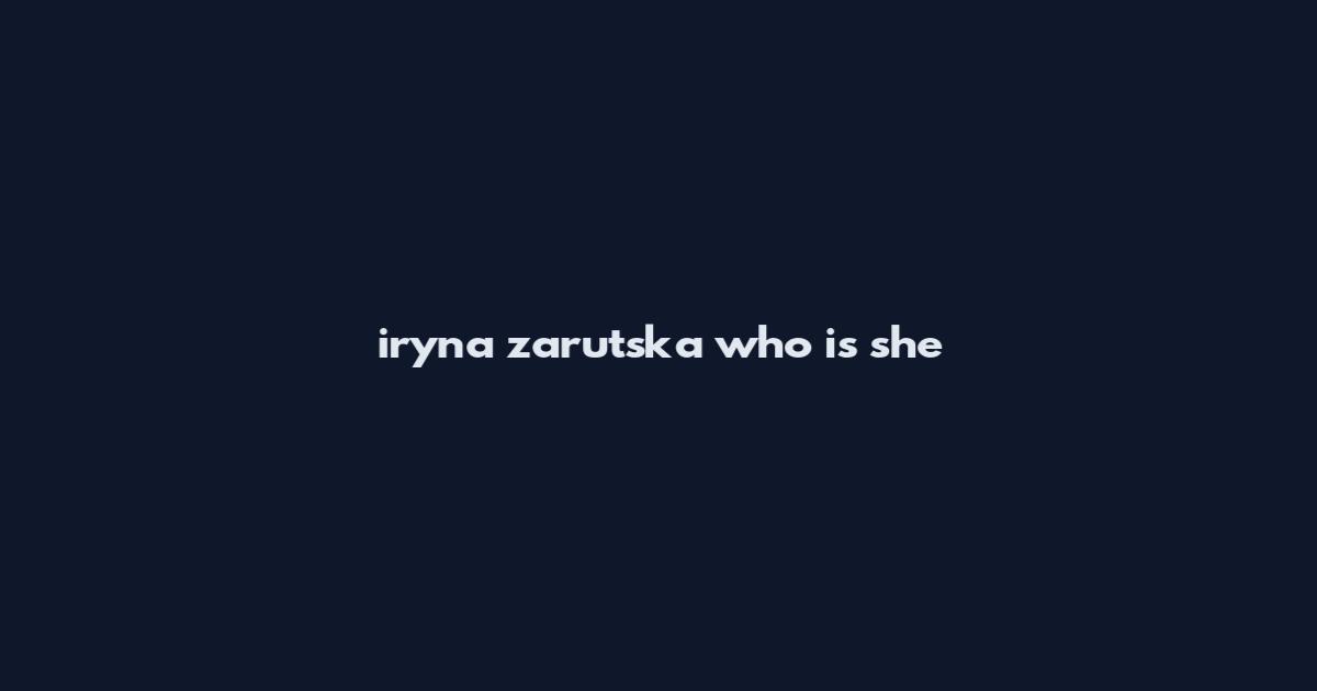 iryna zarutska who is she
