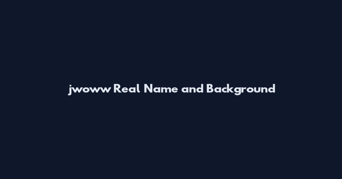 jwoww Real Name and Background