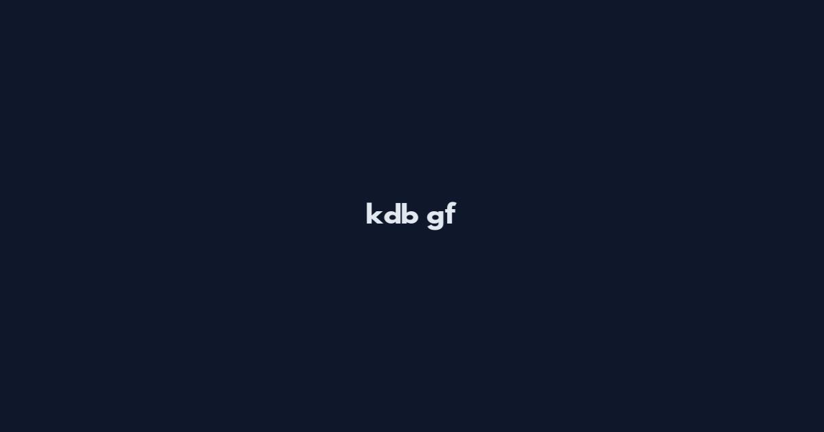 kdb gf