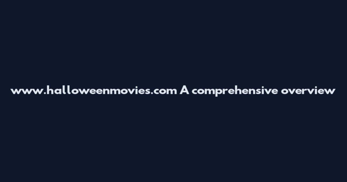 www.halloweenmovies.com  A comprehensive overview
